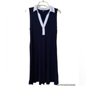 Premise Womans Sleeveless Black T-shirt Dress